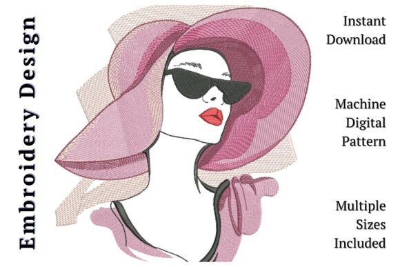 Download Stylish Woman in Pink Hat - Woman Collection