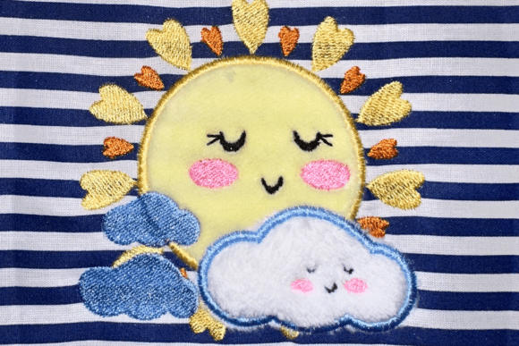Download Sun Machine Embroidery Applique - Machine embroidery applique Collection