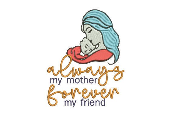 Download Mother's Day Embroidery Design - Mother's day Collection